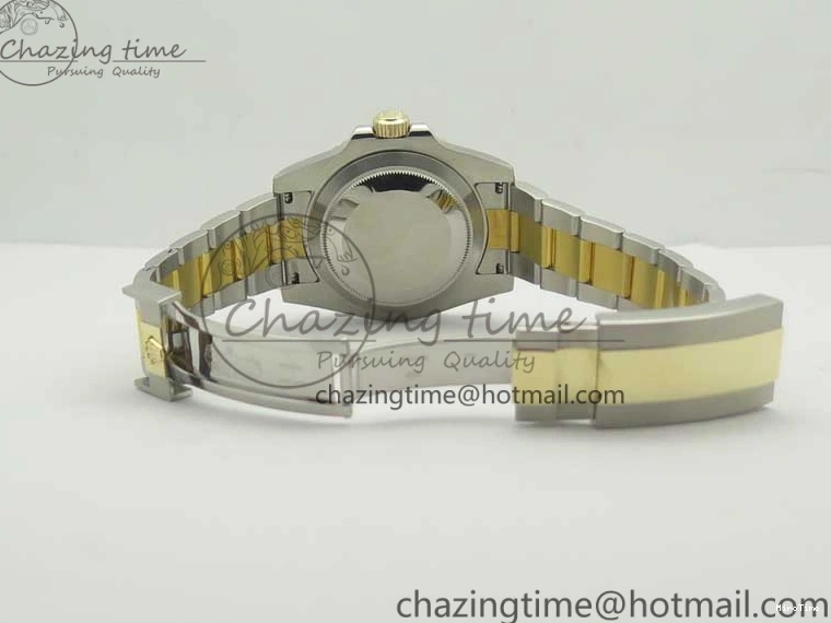 MiroTime 0410 Affordable Submariner 116613 LB Noob 1:1 Best Edition YG Wrapped Bezel Blue Dial on SS YG Bracelet A2836 V 3413